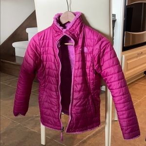 Girls North Face Reversible Jacket